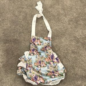 3 Months Baby Girl Ruffled Shorts Romper Easter Outfit